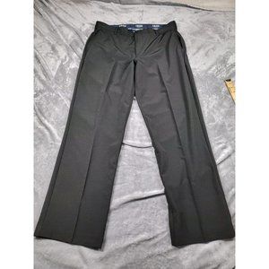 IZOD GOLF Pants Mens 36x31 Black Polyester Performance‎ Business Casual Summer
